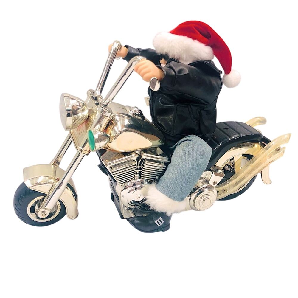 Motorcycle Singing Santa